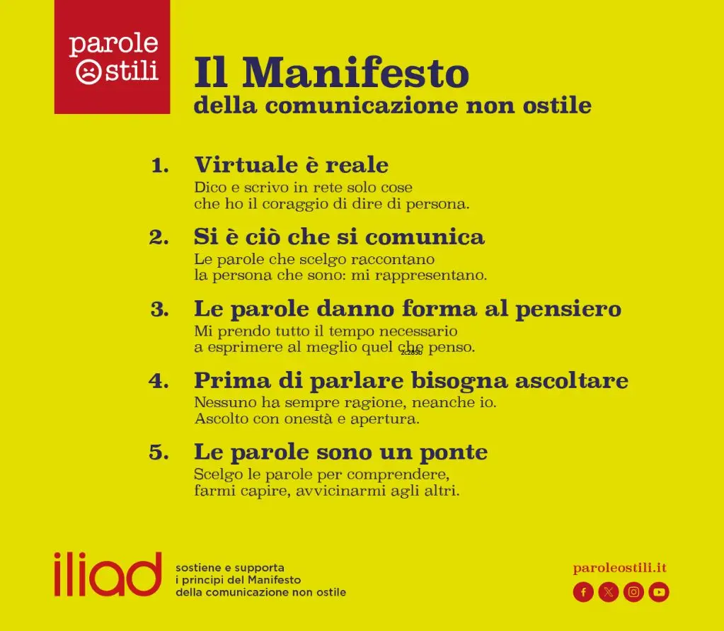 Manifesto Comunicazione Non Ostile