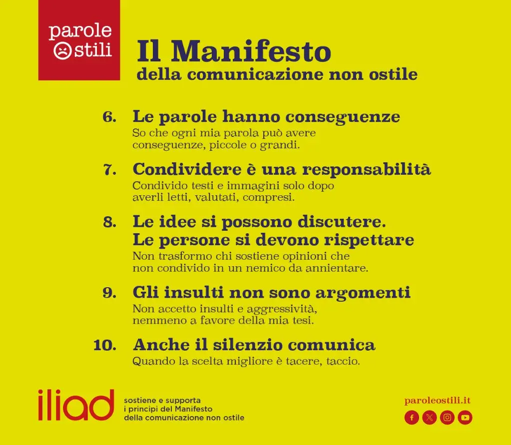 Manifesto Comunicazione Non Ostile